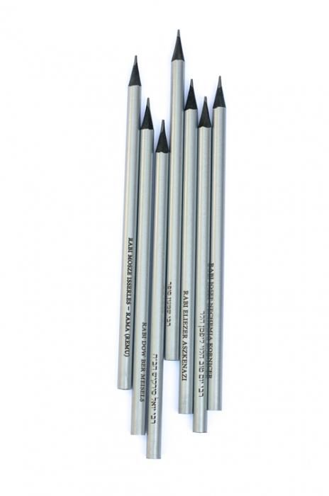 Ołówek – seria „Krakowscy rabini” – kolor srebrny