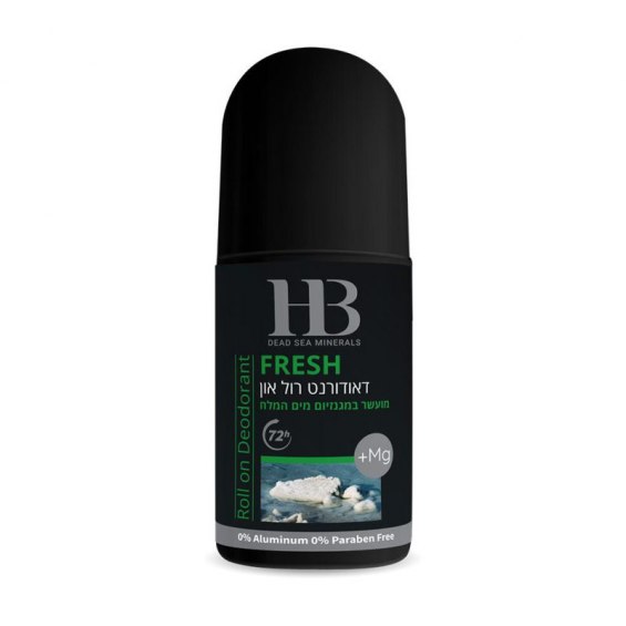 H&B Dezodorant męski w kulce wzbogacony magnezem - FRESH